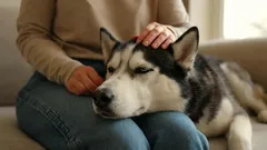 Anledningar till att din hund lägger tassen eller huvudet i ditt knä – vad betyder den här gesten egentligen?