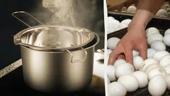 Ett enkelt trick med fingret: hur man ser om ägg är kokta